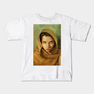 Portrait of Tasa Kids T-Shirt